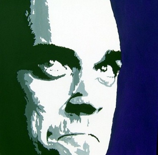 Robbie Williams Portrait - Unique work piece 