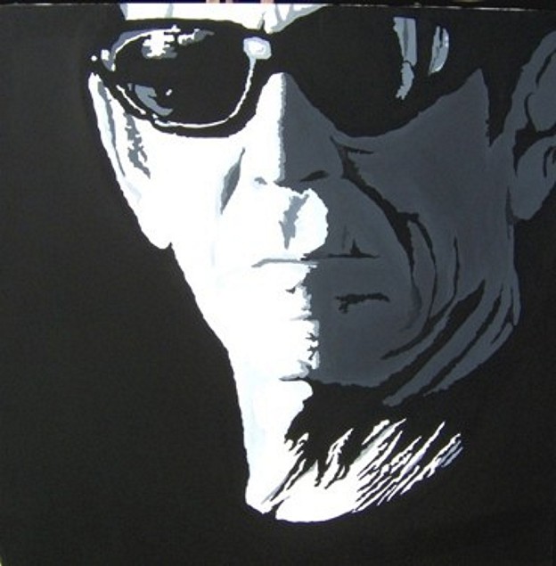 Lou Reed Portrait - Unique work piece - SOLD