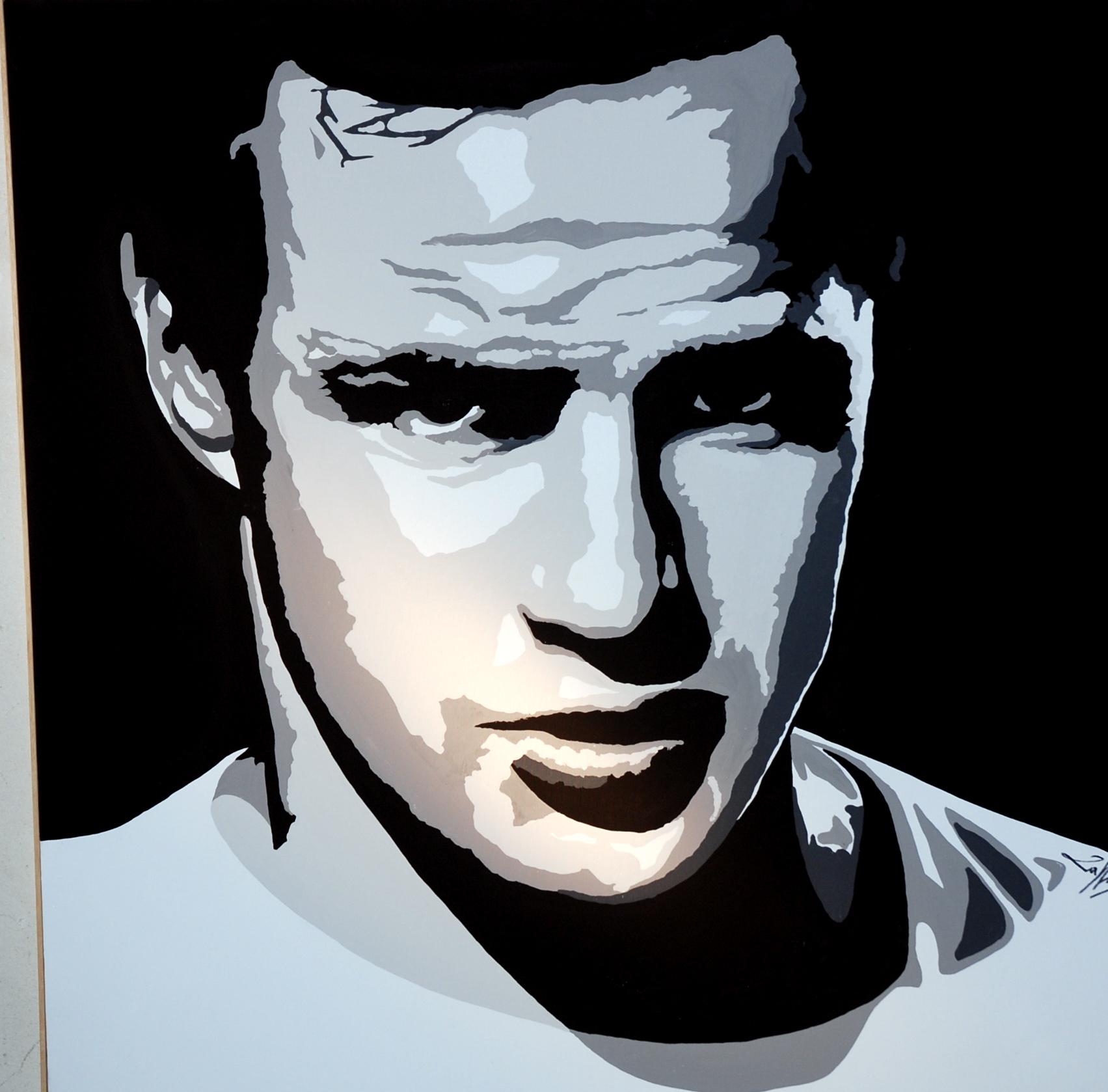 Marlon Brando Portrait - Unique work piece - SOLD