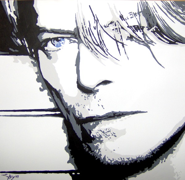 David Bowie Portrait - Unique work piece - SOLD