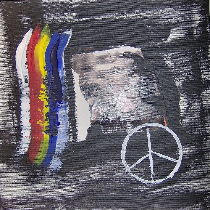Painting "Bono Vox B13" Unique work piece 