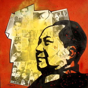 Mao portrait - Unique work piece